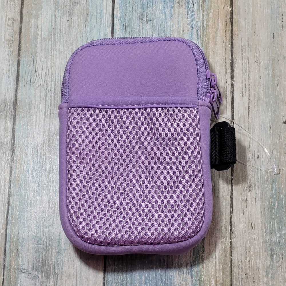 Purple Water Bottle Tumbler Backpack.